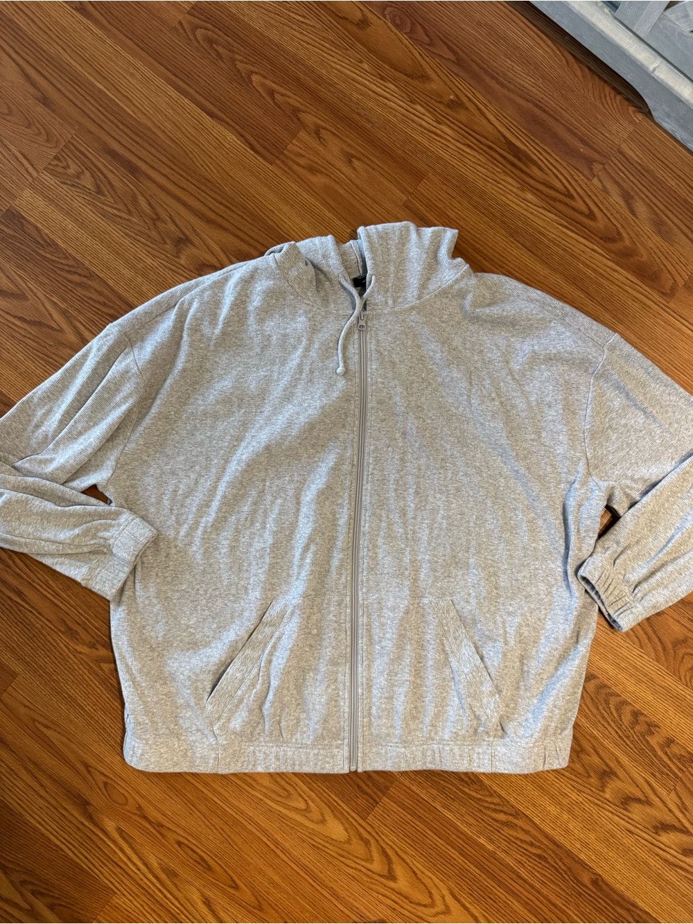 PacSun Gray Full Zip Hoodie Size Large